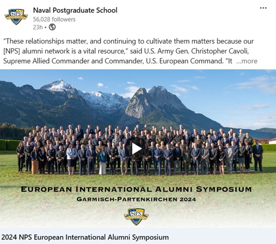 2024 NPS European International Alumni Symposium