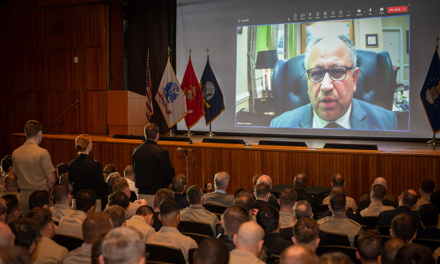 SECNAV Del Toro Highlights Naval Education and Innovation During NPS Farewell Address